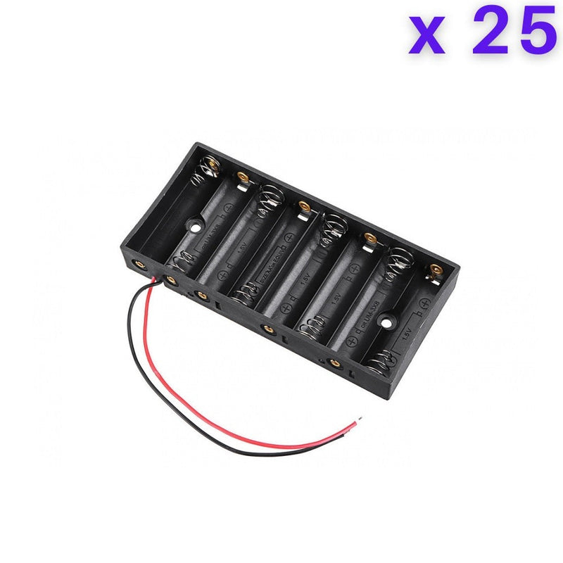 8 x 1.5V AA Flat Battery Case Connector