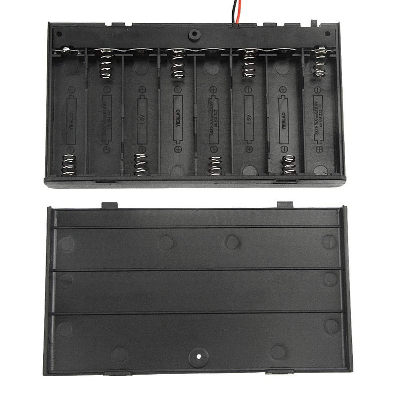 8 x 1.5V AA Battery Case Connector with Cover