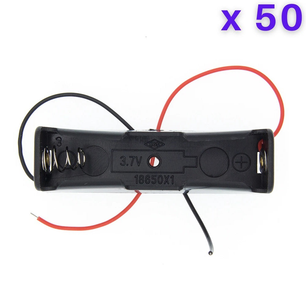 1 x 3.7V 18650 Battery Case Connector