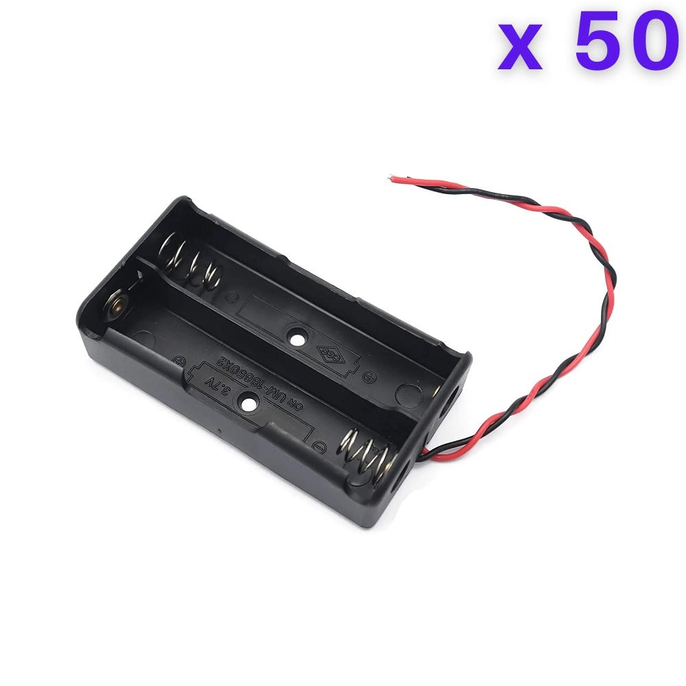 2 x 3.7V 18650 Battery Holder