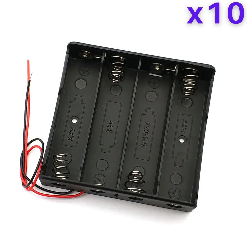 4 x 3.7V 18650 Battery Case Connector