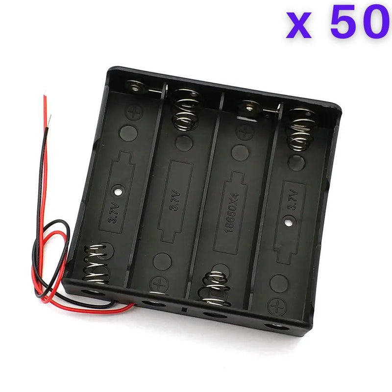 4 x 3.7V 18650 Battery Case Connector