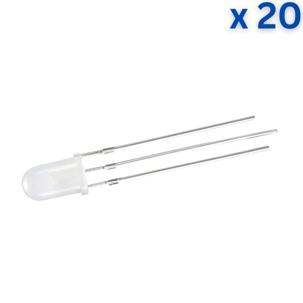 Led Aneda 5mm Red/Green Common Anode Dual LED