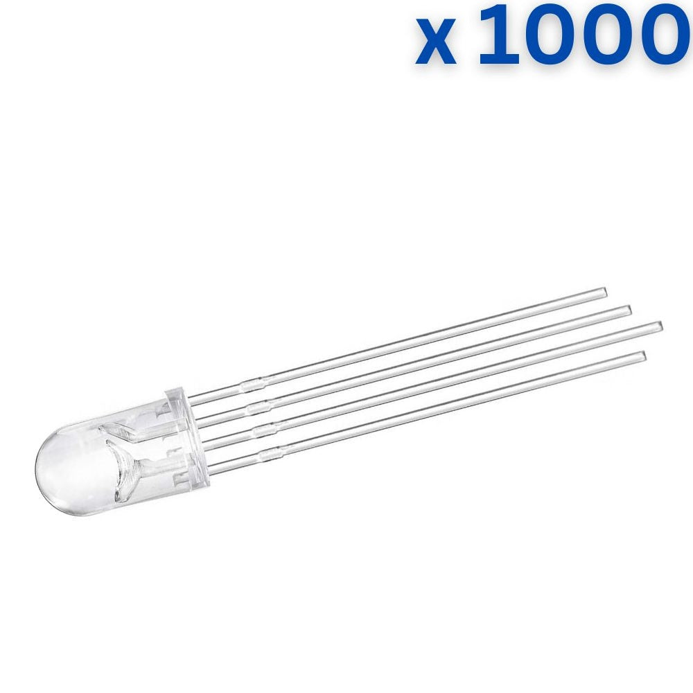 5mm RGB Common Cathode Clear LED