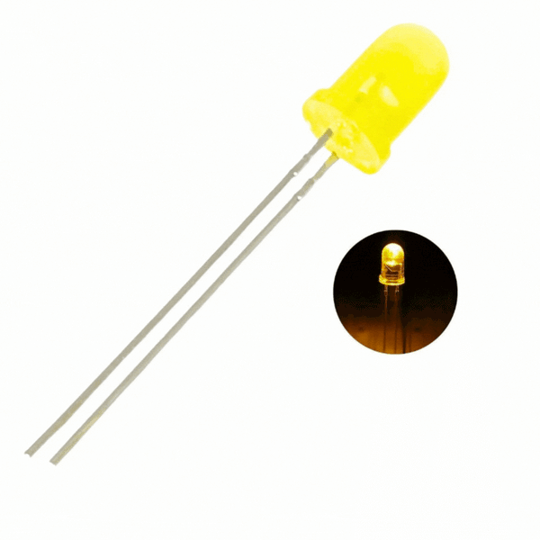 5mm Yellow Blinking LED