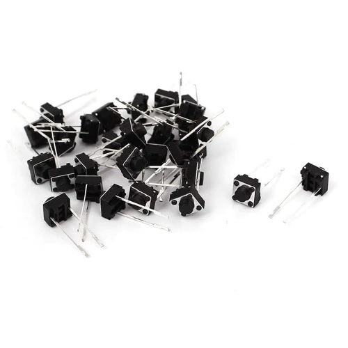6xa Push Button Switch Tactile Push Button Switch 6X6X7 - 2 Pin