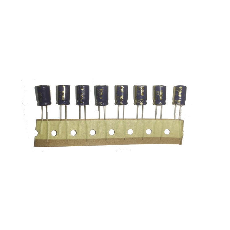 100uF 63V Electrolytic Capacitor - Digicap