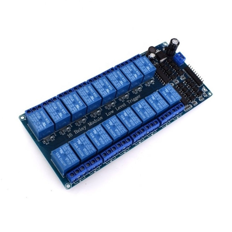 16 Channel 12V Relay Module with Optocoupler