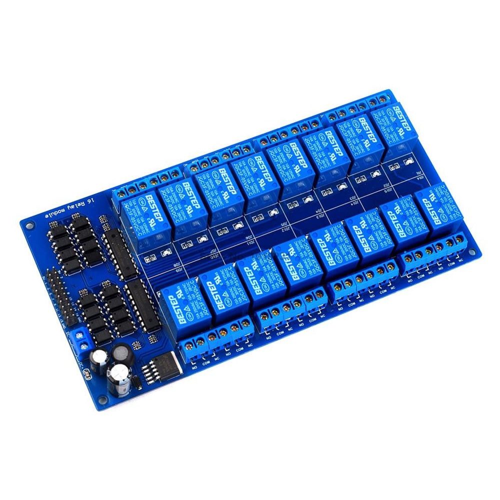 16 Channel 5V Relay Module with Optocoupler