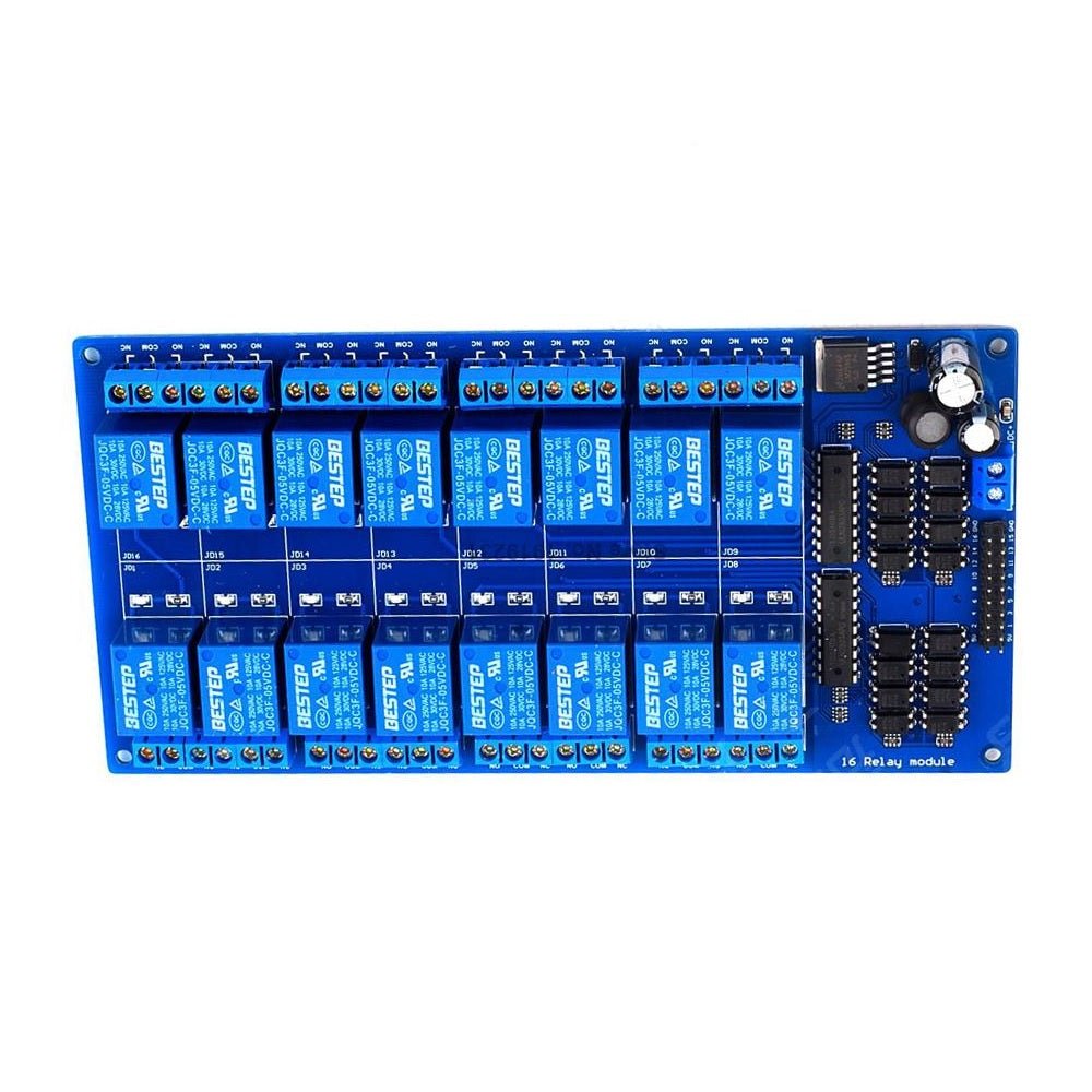 16 Channel 5V Relay Module with Optocoupler