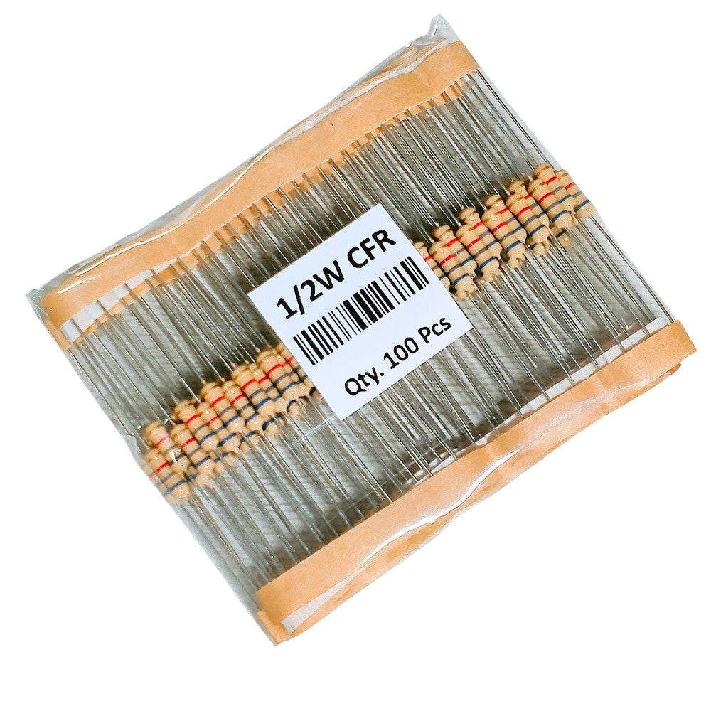 1M8 Ohm 1/2W Carbon Film Resistor 