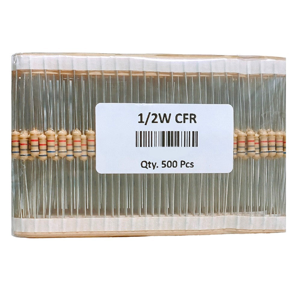 0E Ohm 1/2W Carbon Film Resistor