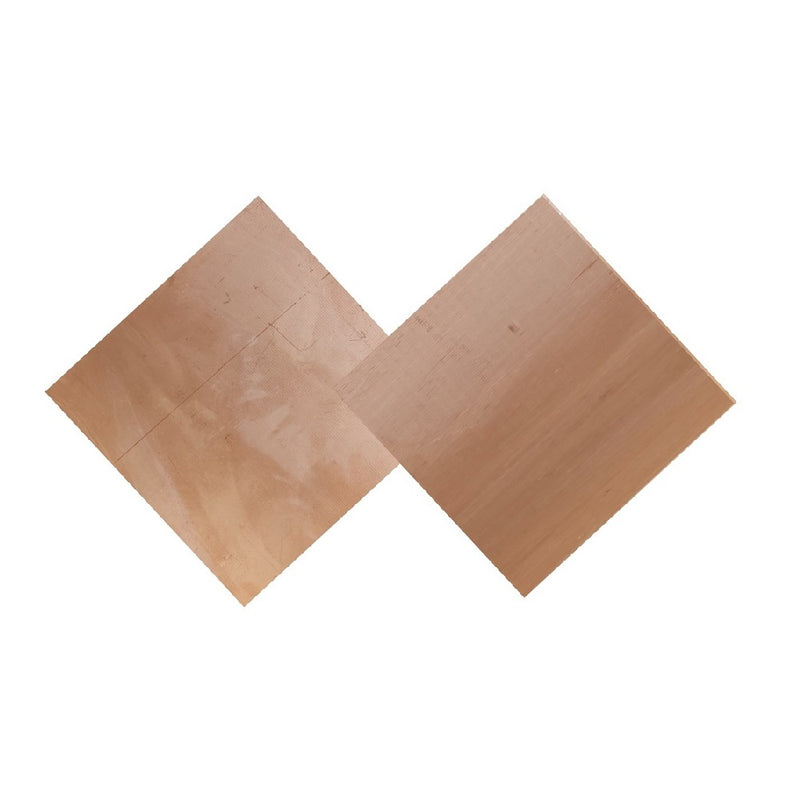 4x4 inches Glass Double Sided Plain Copper Clad Board (PCB)