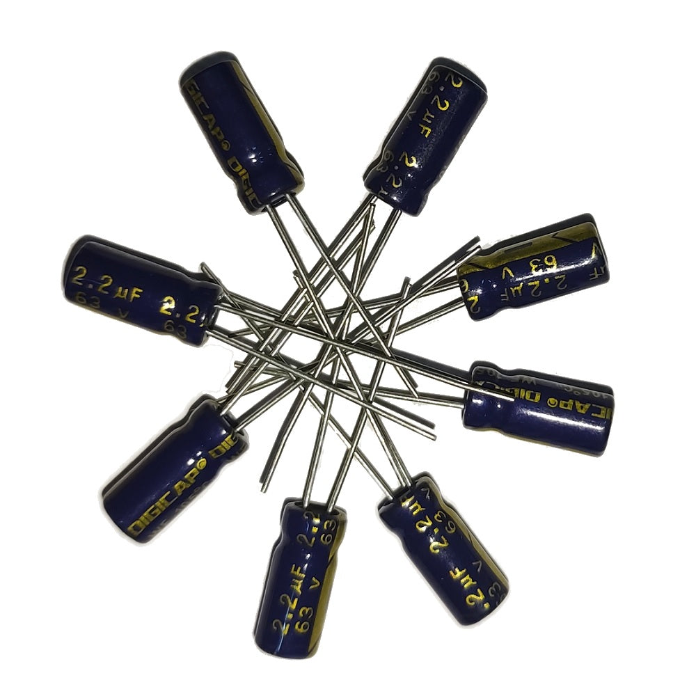 2.2uF 63V Electrolytic Capacitor - Digicap