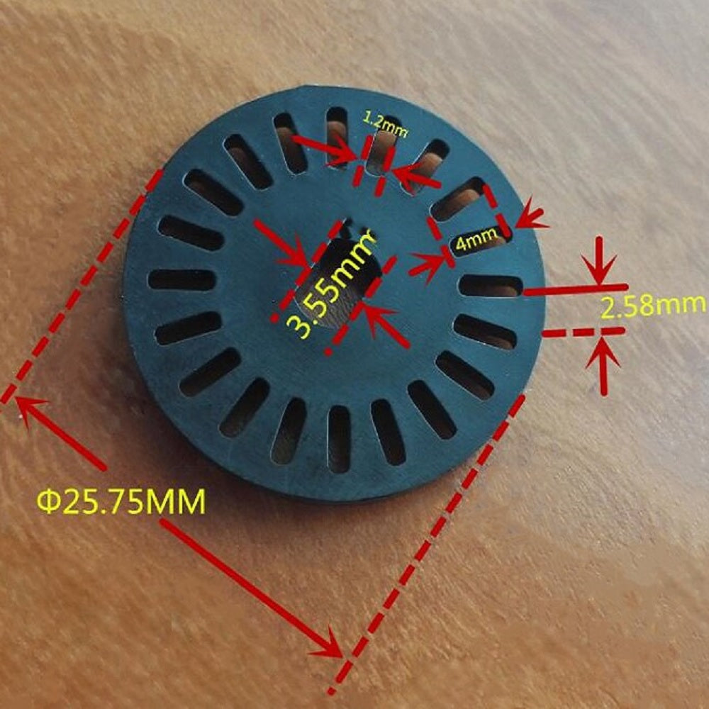 20 Grid Disc Wheel for BO Motor