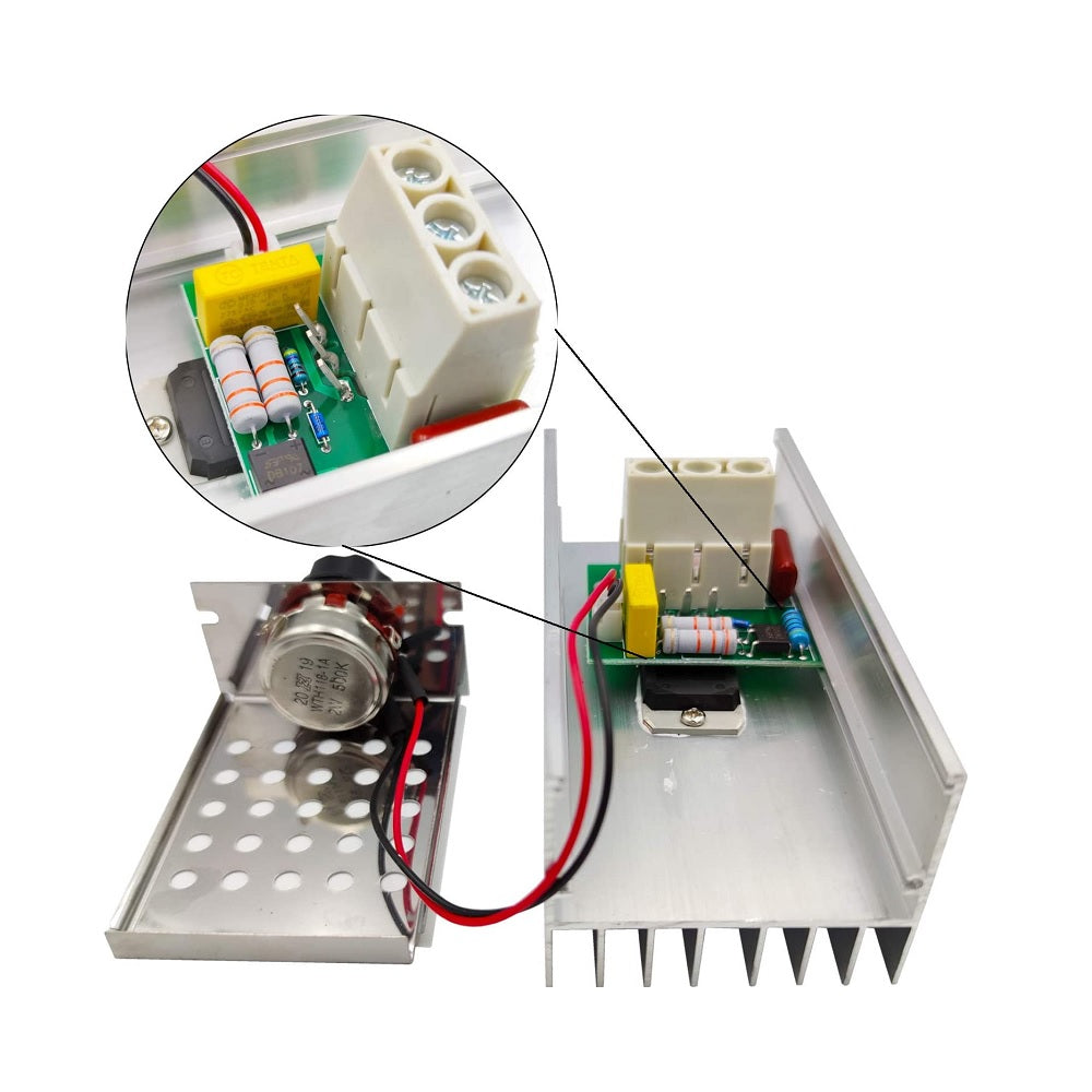 10000W High Power SCR BTA100-800B Electronic Voltage Regulator Module For Speed Control, Dimming & Thermostat