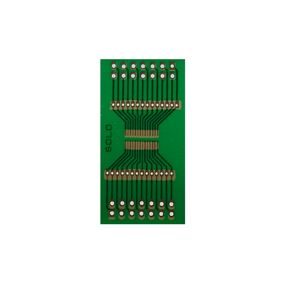 28 SSOP IC Single Sided Glass PCB (45x23)mm