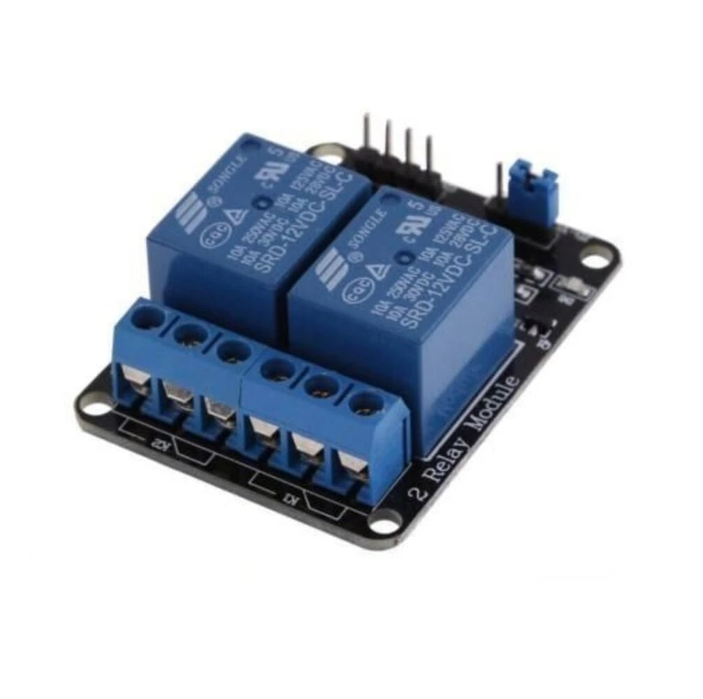 2 Channel 12V Relay Module with Optocoupler