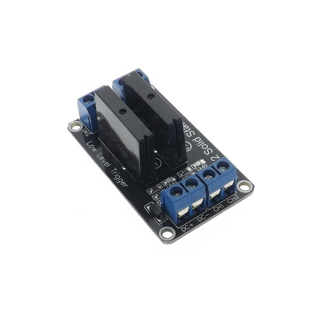 2 Channel 5V SSR G3MB-202P 2A Solid State Relay Module