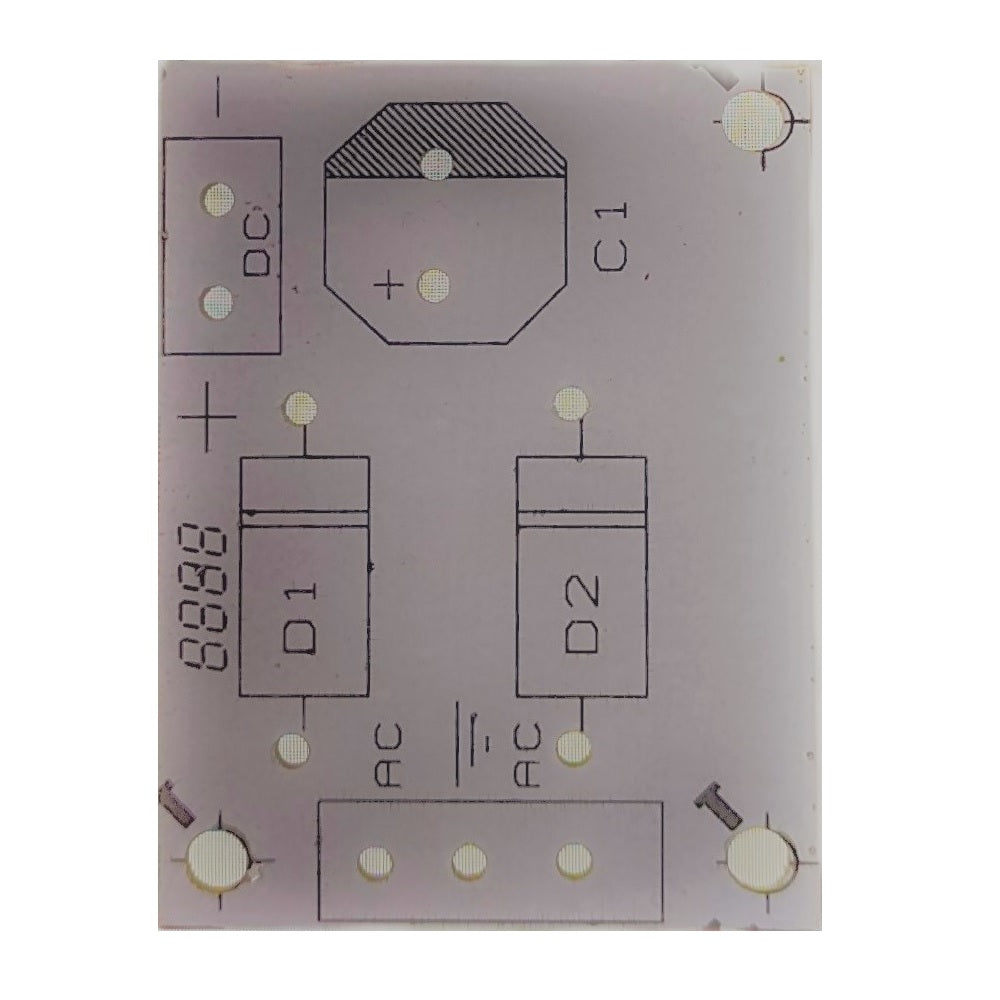 2 Diode Single Sided Phenolic PCB (45x35)mm