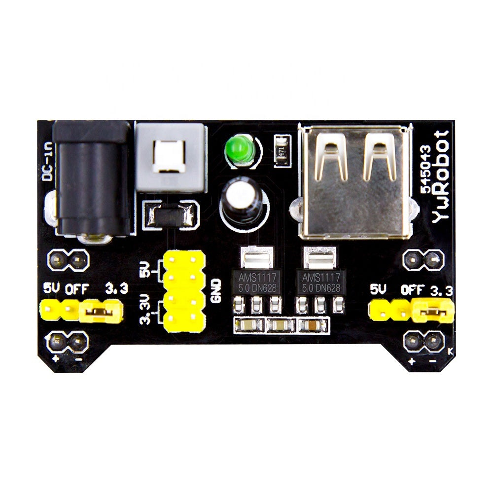 3.3V/5V MB102 Breadboard Power Supply Module