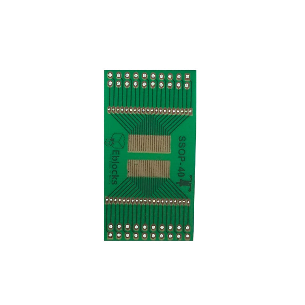 40 SSOP IC Single Sided Glass PCB (53x28)mm