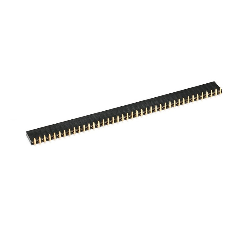 40x1 10mm 2.54mm Pitch Right Angle Flow Solder Strip