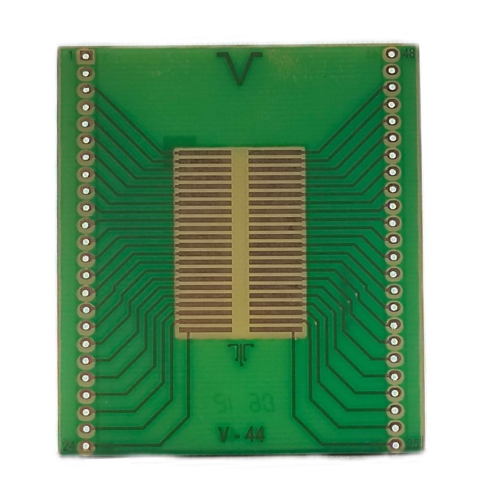 44 SOP IC Single Sided Glass PCB (63x55)mm