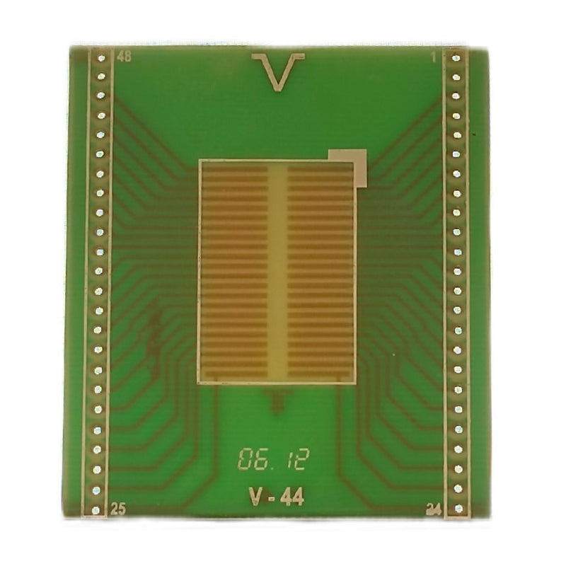 44 SOP IC Single Sided Glass PCB (63x55)mm