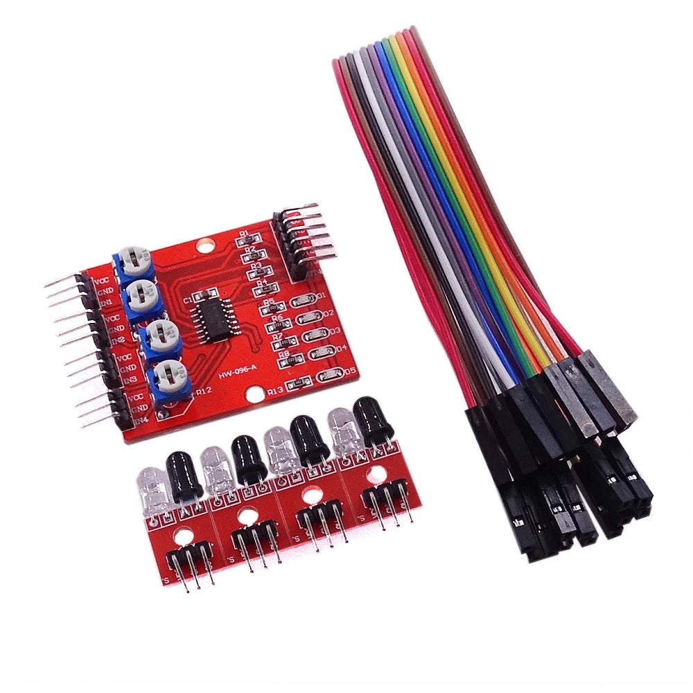 4 Channel Infrared Obstacle Avoidance Proximity Sensors Module