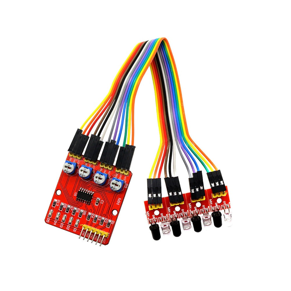 4 Channel Infrared Obstacle Avoidance Proximity Sensors Module