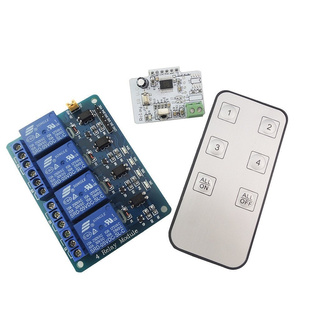 Remote Control System 4 Way 4 Way Infrared Remote Control Switch