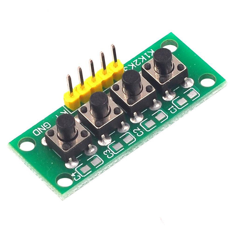 1x4 4-Bit Independent Tactile Switch Module