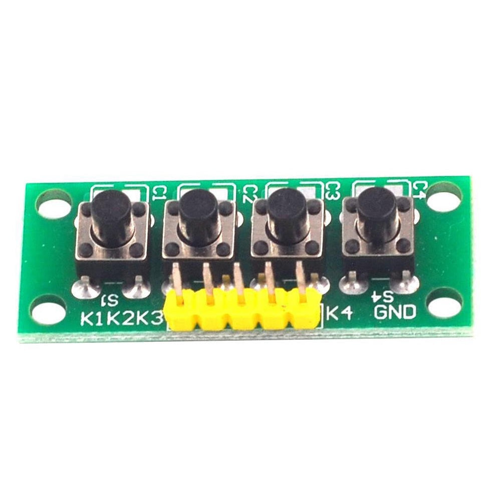 1x4 4-Bit Independent Tactile Switch Module