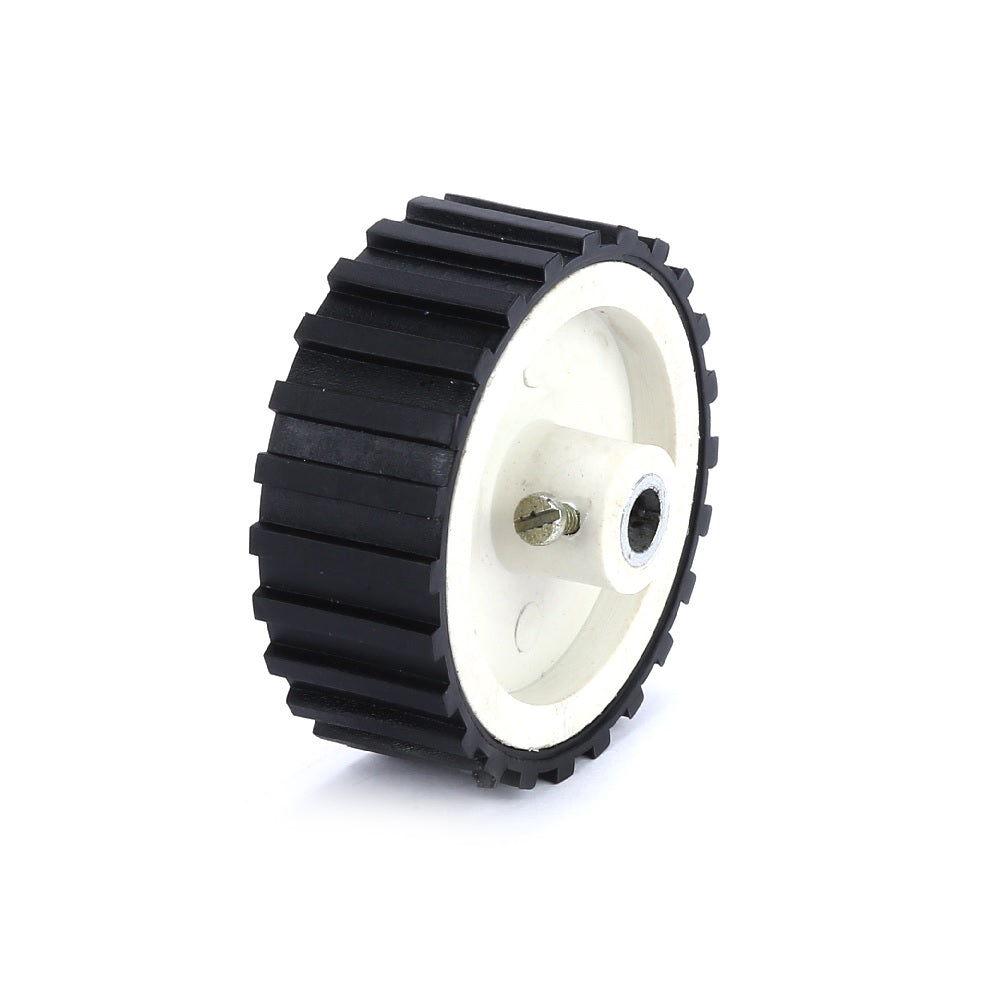 50x20mm White Wheel - 6mm