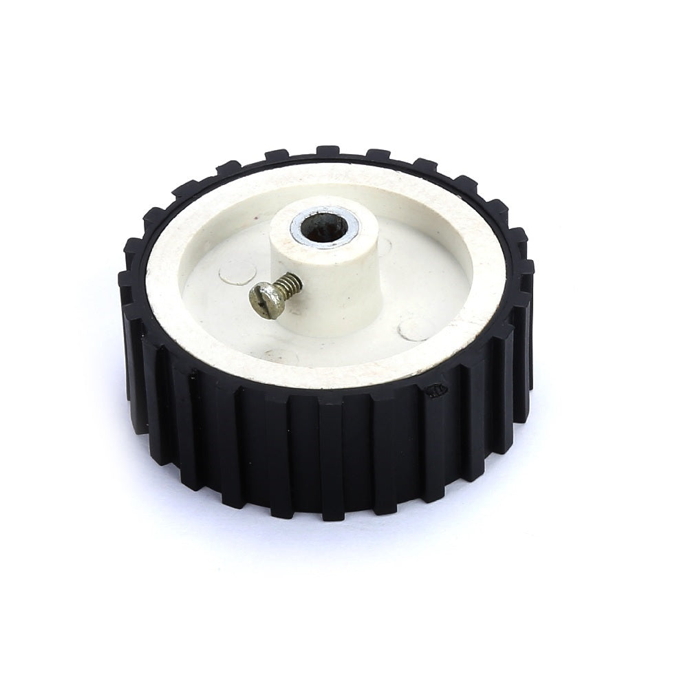 50x20mm White Wheel - 6mm