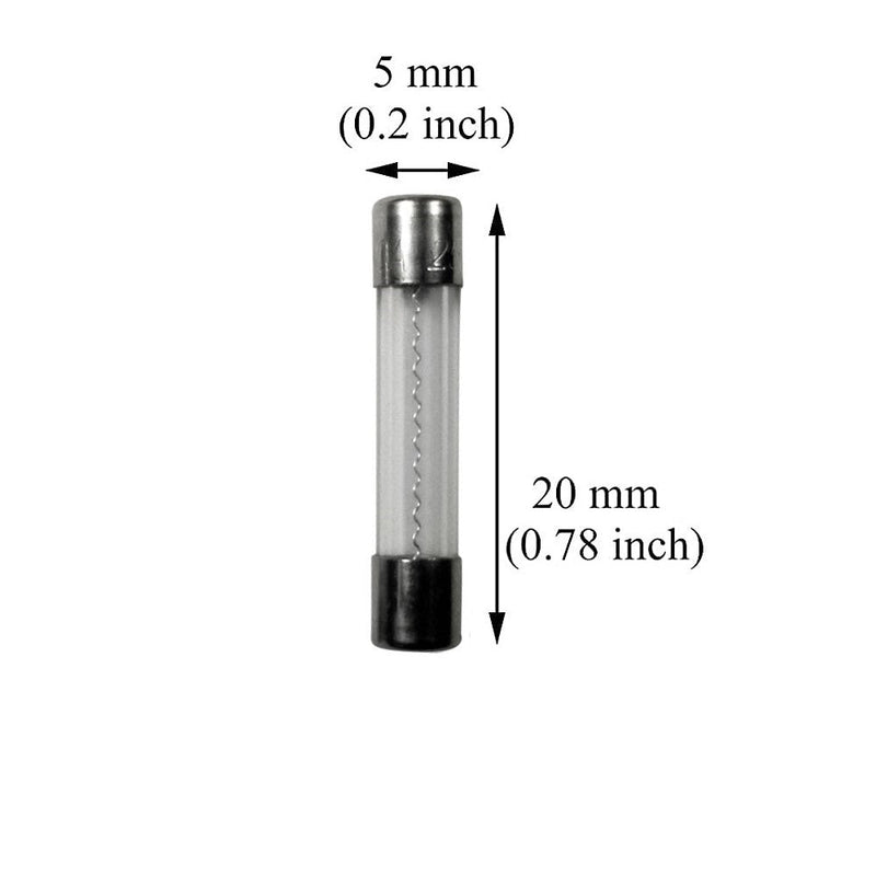 2.5A 5x20mm Slow Blow Fuse