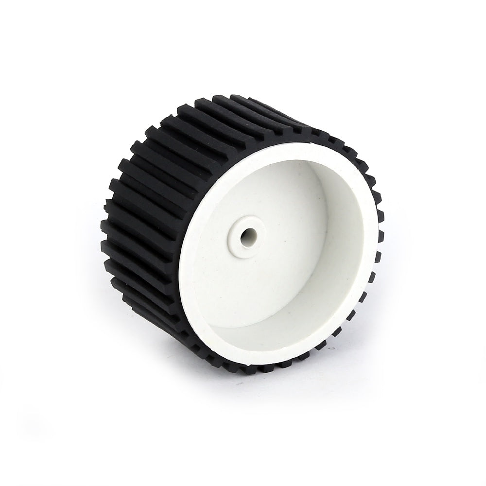 70x40mm White Wheel - 6mm