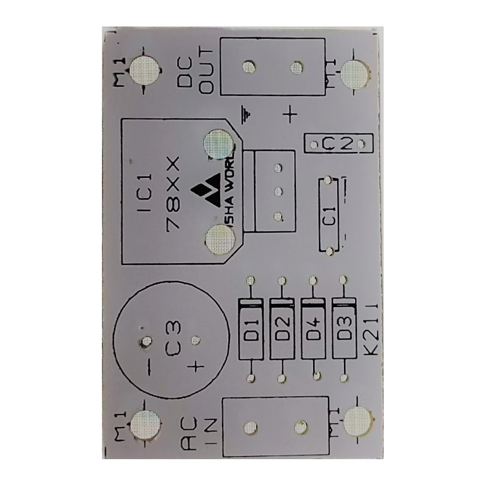 78xx Single Sided Phenolic PCB (45x30)mm