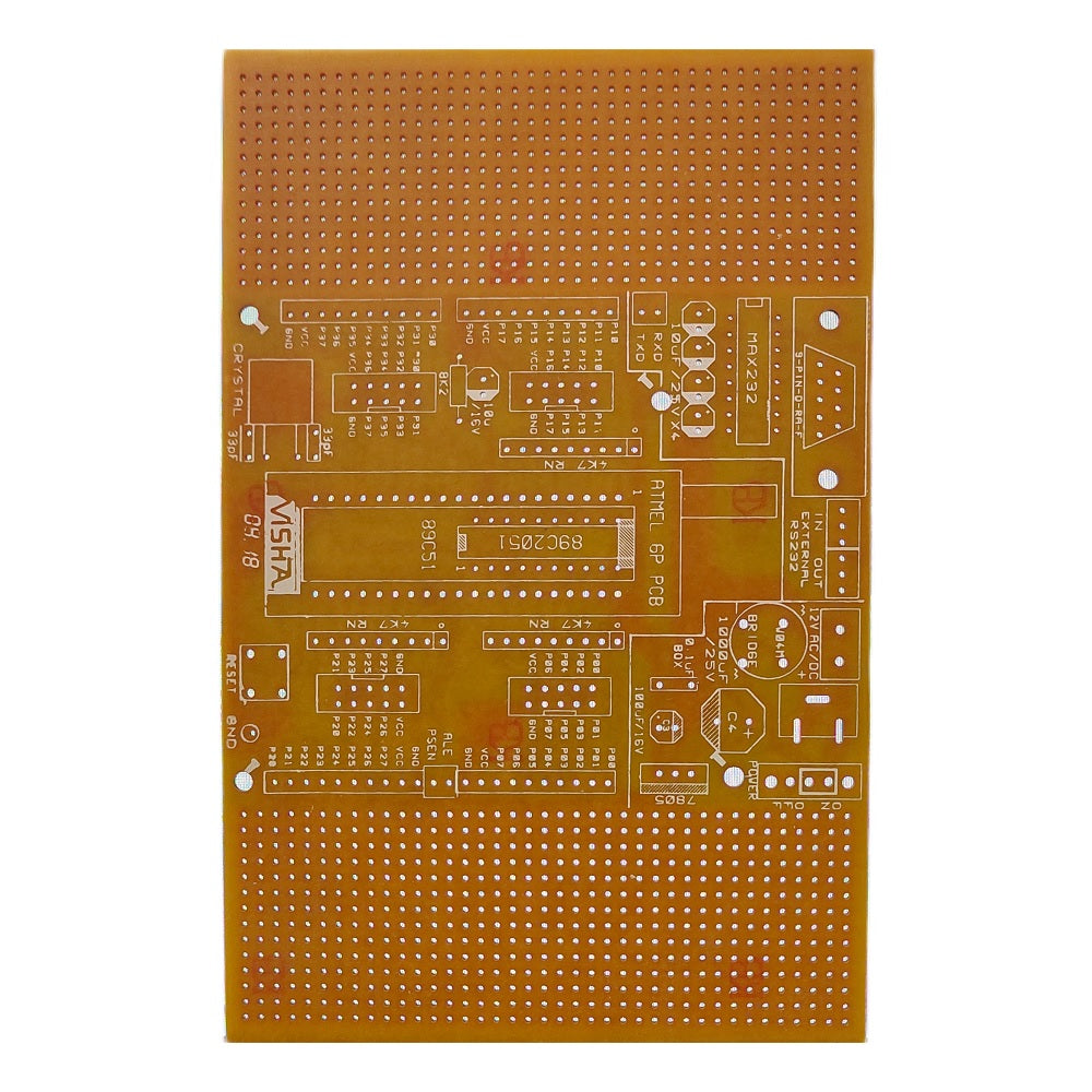 89Cxx Test Single Sided Phenolic PCB (161x104)mm