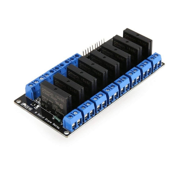8 Channel 5V SSR G3MB-202P 2A Solid State Relay Module