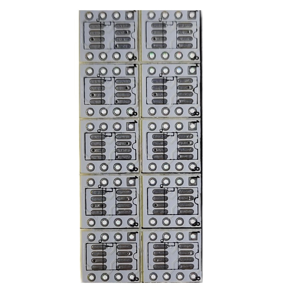 SOP8 to DIP8 PTH Double Sided Glass PCB