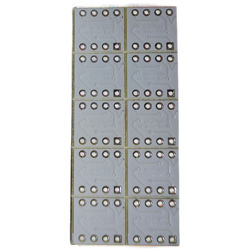 SOP8 to DIP8 PTH Double Sided Glass PCB