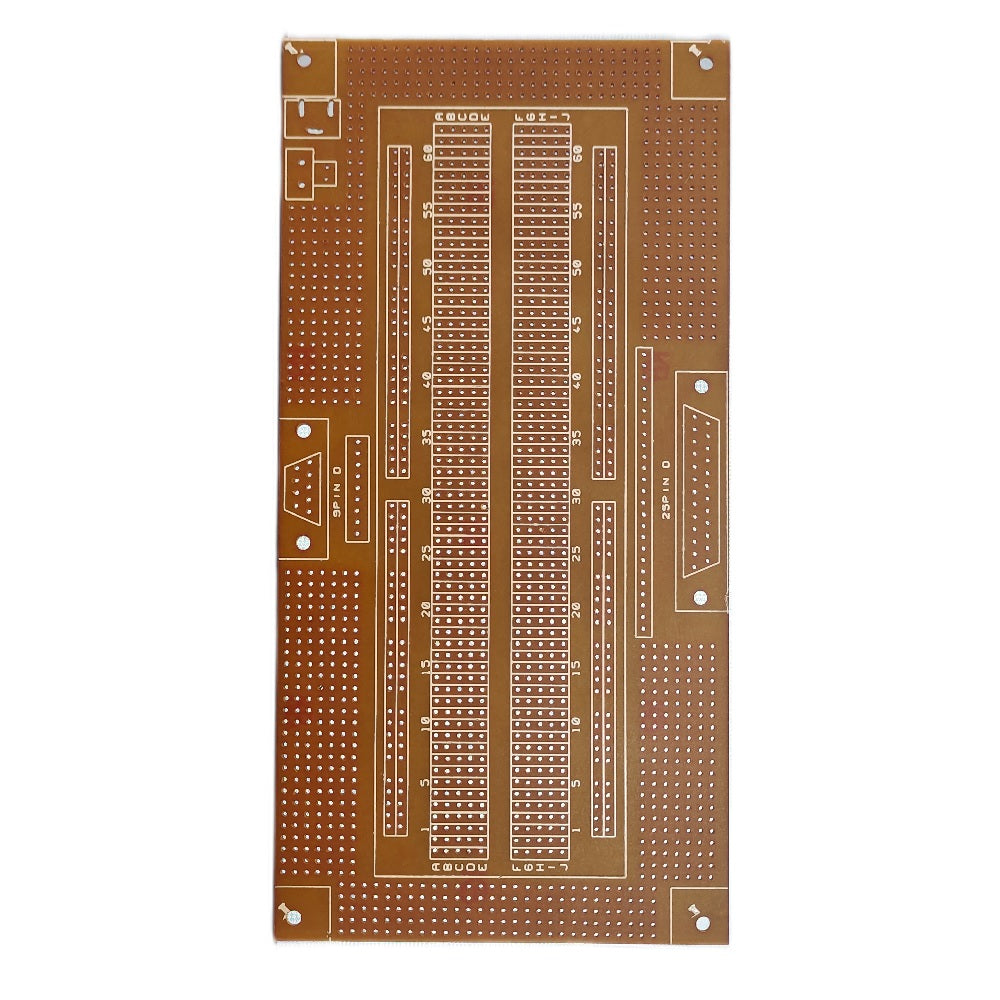 BreadBoard + D Connector Single Sided Phenolic PCB (200x100)mm