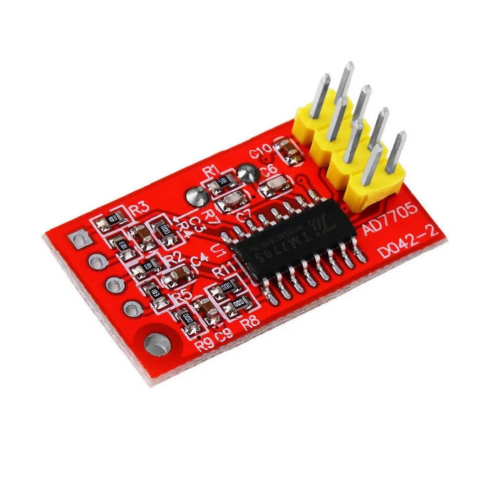 AD7705 Dual 16 Bit ADC Data Acquisition Module - SPI Interface