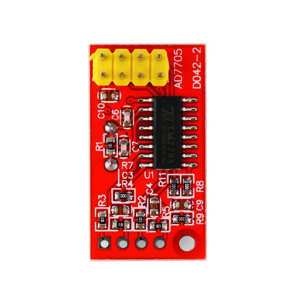 AD7705 Dual 16 Bit ADC Data Acquisition Module - SPI Interface