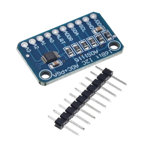 ADS1115 16-Bit I2C ADC 4-Channel Programmable Gain Amplifier Module