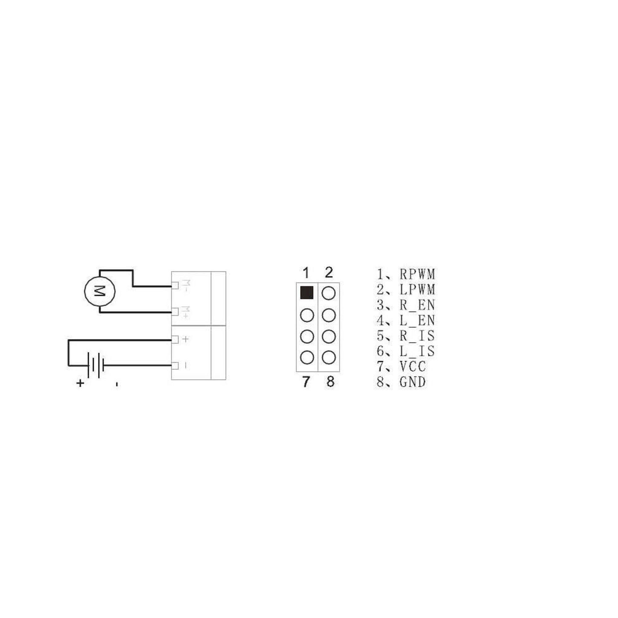 BTS7960 43A H-Bridge High-Power Stepper Motor Driver Module