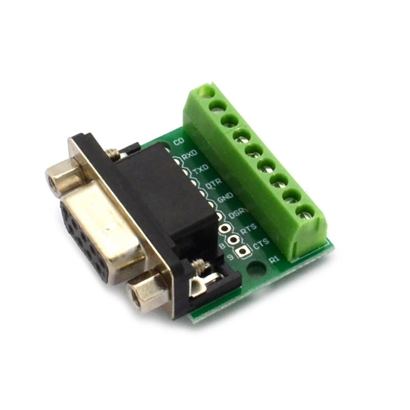 DB9 Female Screw Terminal to RS232 RS485 Conversion Board