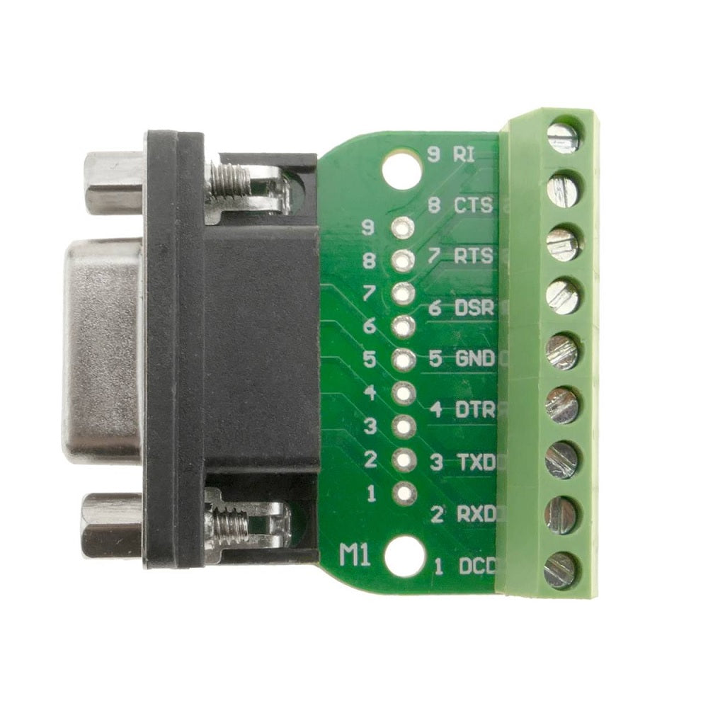 DB9 Female Screw Terminal to RS232 RS485 Conversion Board